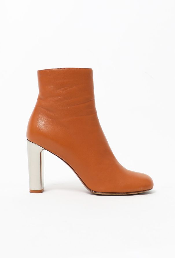 Céline Mirrored Bam Bam Ankle Boots - 1