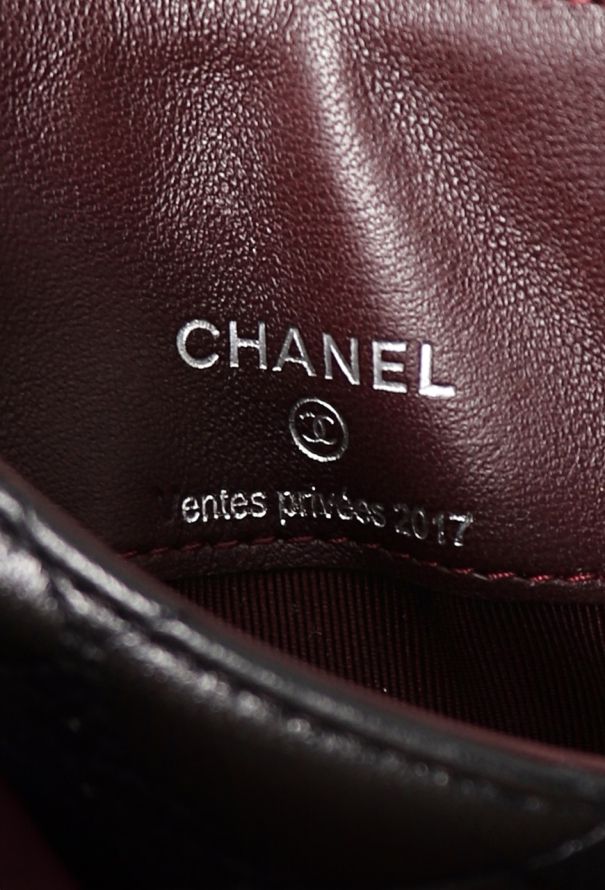 Chanel Black Classic Quilted Cardholder - 12