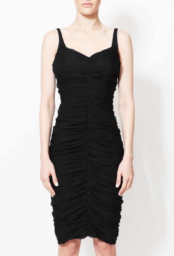 Alexander McQueen COLLECTOR F/W 2005 Ruched Chiffon Dress - 3
