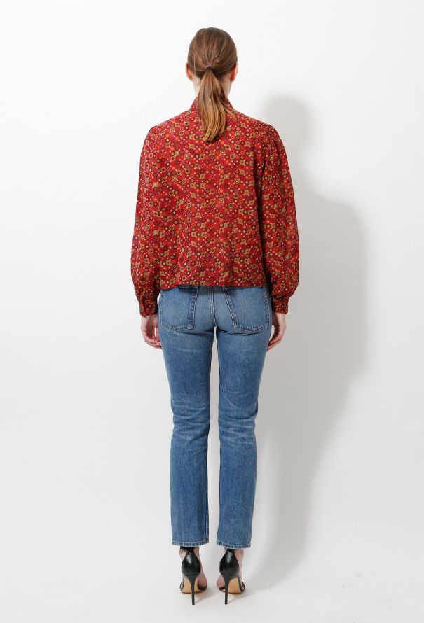Givenchy Vintage Diamond Print Blouse - 4