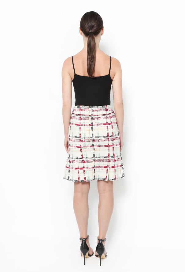 Chanel S/S 2004 Cotton Terrycloth 'CC' Skirt - 4