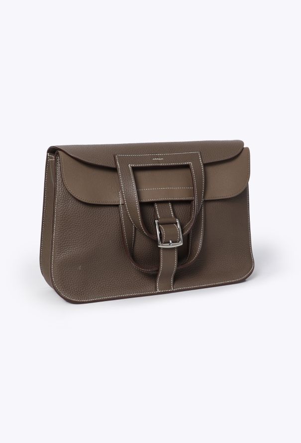Hermès Étoupe Taurillon Clémence Halzan 31 - 5