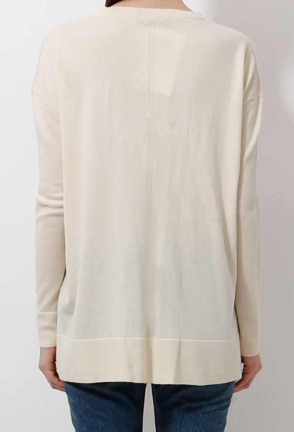 The Row Cashmere Ivory Knit - 4