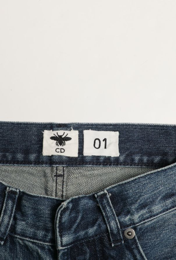 Dior 'J'Adior' Hem Boyfriend Jeans - 6