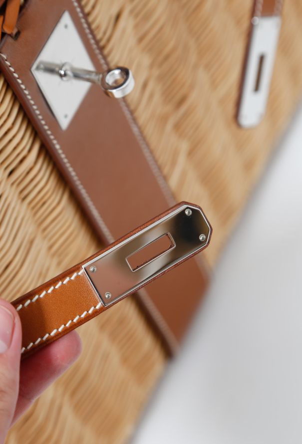 Hermès Collector Barenia & Osier Picnic Kelly 35 - 18