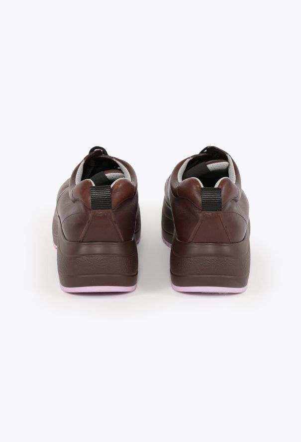 Céline S/S 2018 Brown Delivery Sneakers - 5