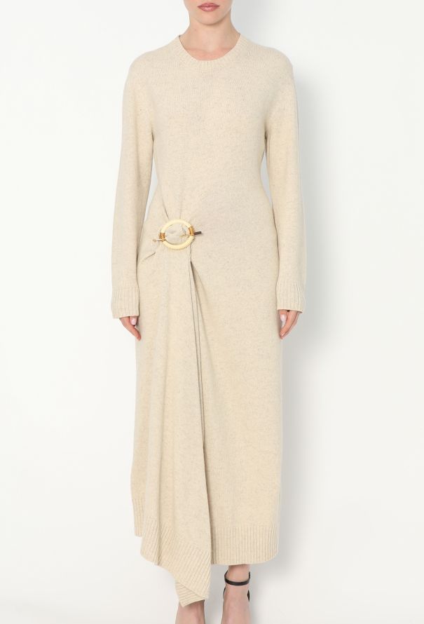 Céline Collector F/W 2018 Brooch Knit Dress - 3