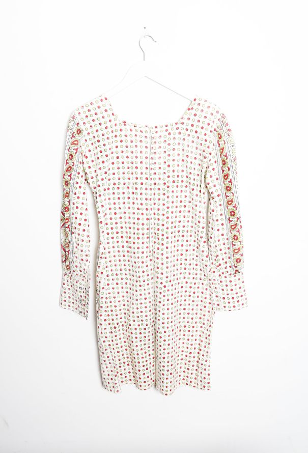 Paisley Dotted Tunic Dress - 8