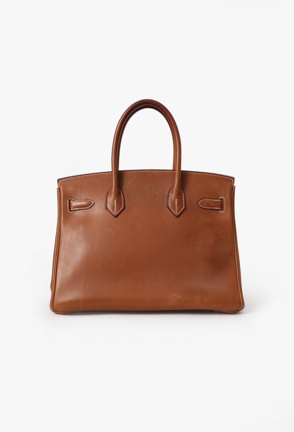 Hermès Barenia Birkin 30 with Patina - 6