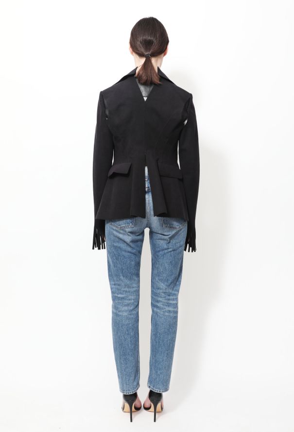 Junya Watanabe S/S 2014 Leather Fringed Suede Jacket - 4
