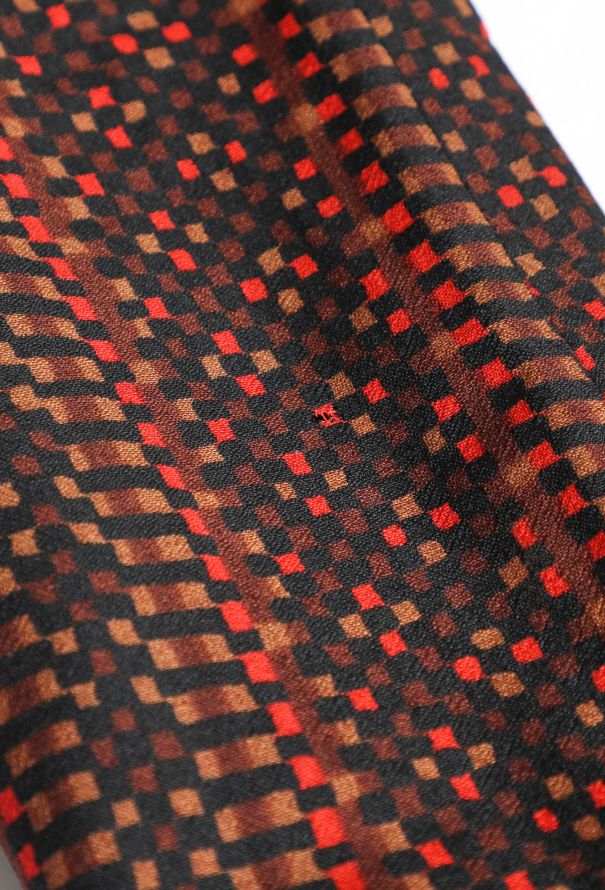 Christian Dior 70s Graphic Printed Day Dress - 8