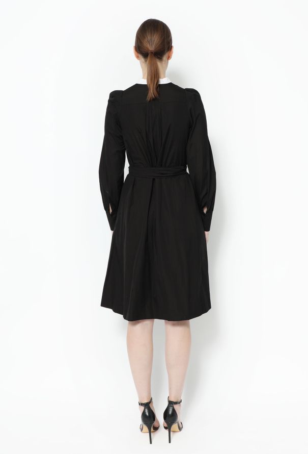 Saint Laurent S/S 2007 Buttoned Cotton Smock Dress - 4
