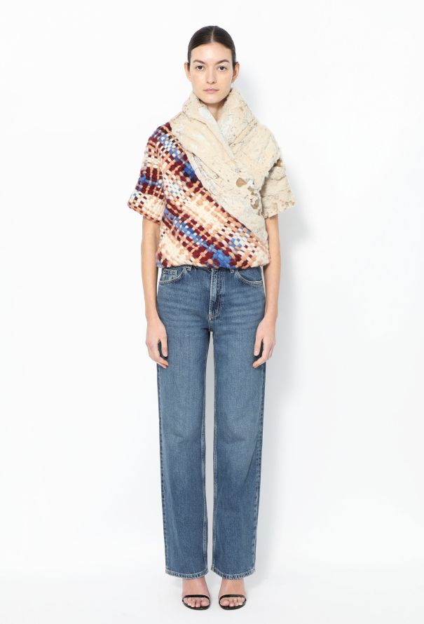 Rodarte F/W 2010 Rabbit Fur Wrap Jacket - 5