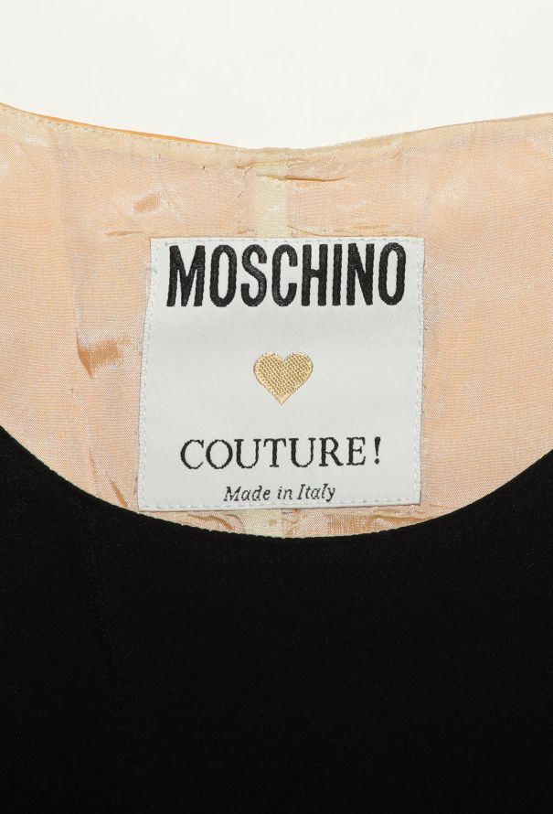 Moschino 1992 Colorblock Heart Dress - 6