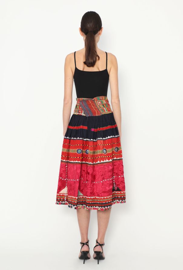 World Treasures 1950s Authentic Banjaran Wrap Skirt - 5
