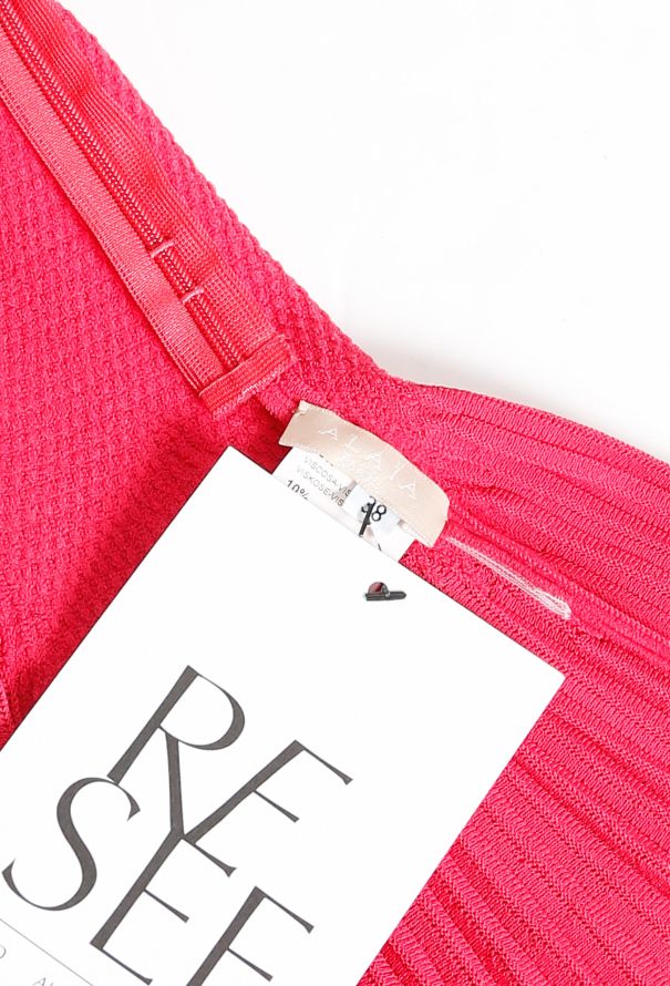 Alaïa Pleated Knit Mini Skirt - 4