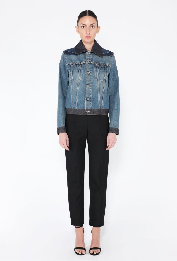 Maison Margiela 2022 Color Block Denim Jacket - 3
