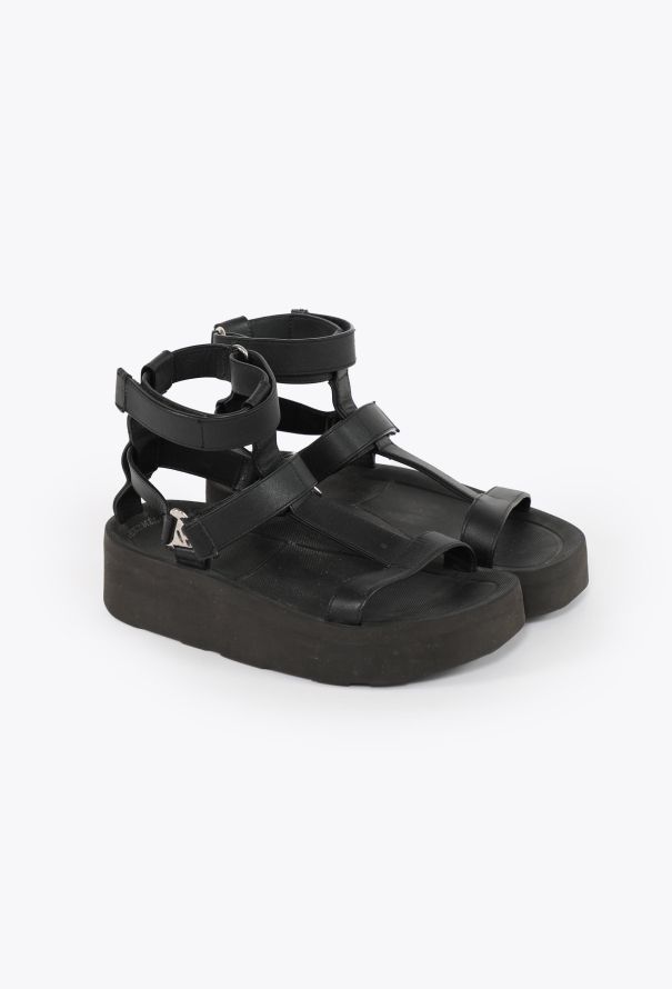 Hermès Enid Calfskin Leather Sandals, S/S 2022 - 4