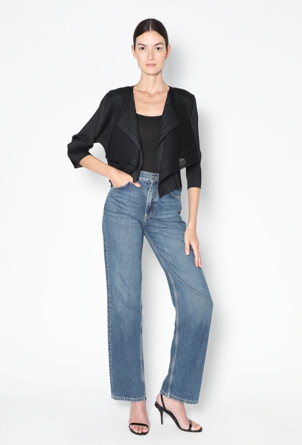 Issey Miyake Pleats Please Layered Cardigan - 3