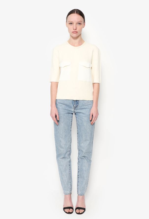 Céline Resort 2014 Cropped Pocket Top - 3