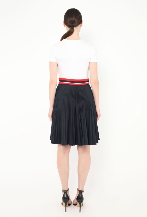 Prada 2014 Striped Pleated Skirt - 4