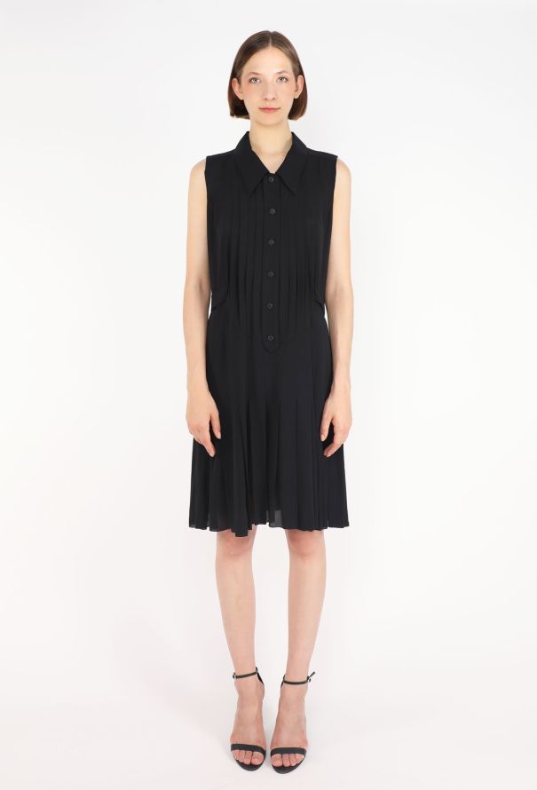 Chanel Pleated Silk Dress, S/S 2007 - 1