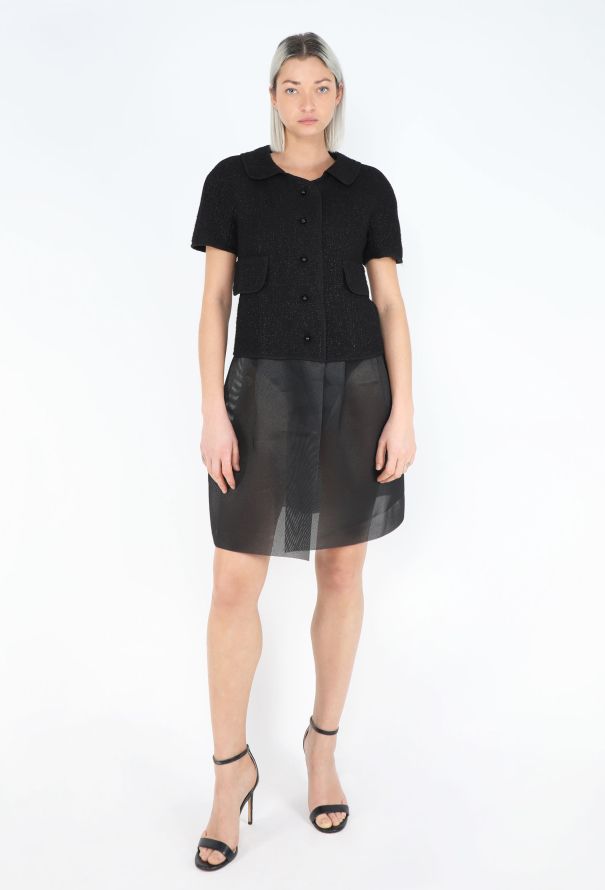 Rochas 2003 Theyskens Tweed Babydoll Dress - 3