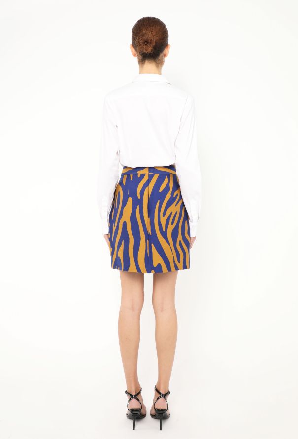Proenza Schouler S/S 2022 Zebra Twill Skirt - 5