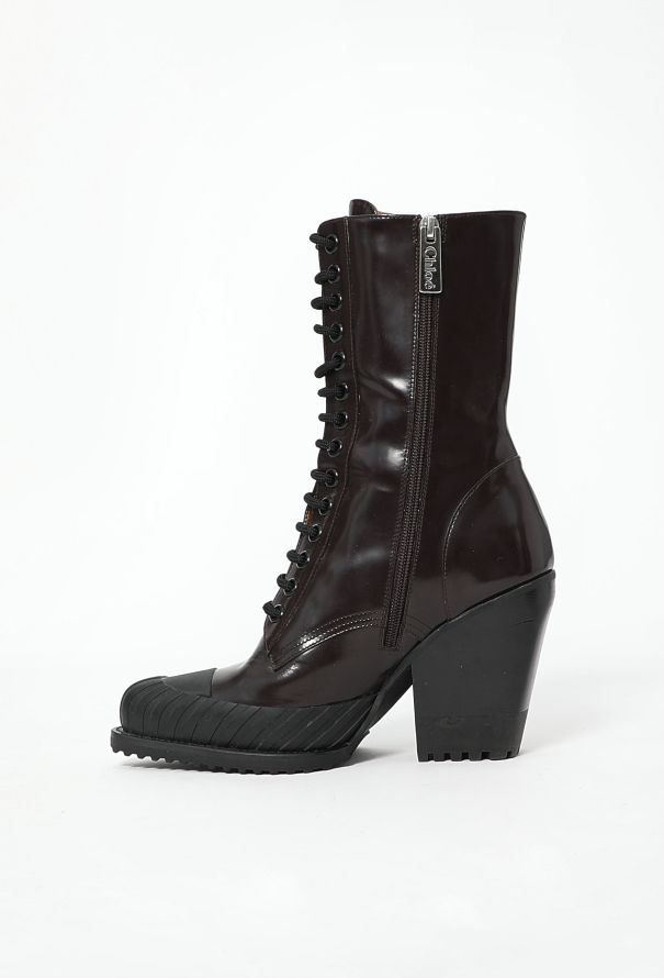 Chloé F/W 2018 Rylee Lace-up Boots - 5