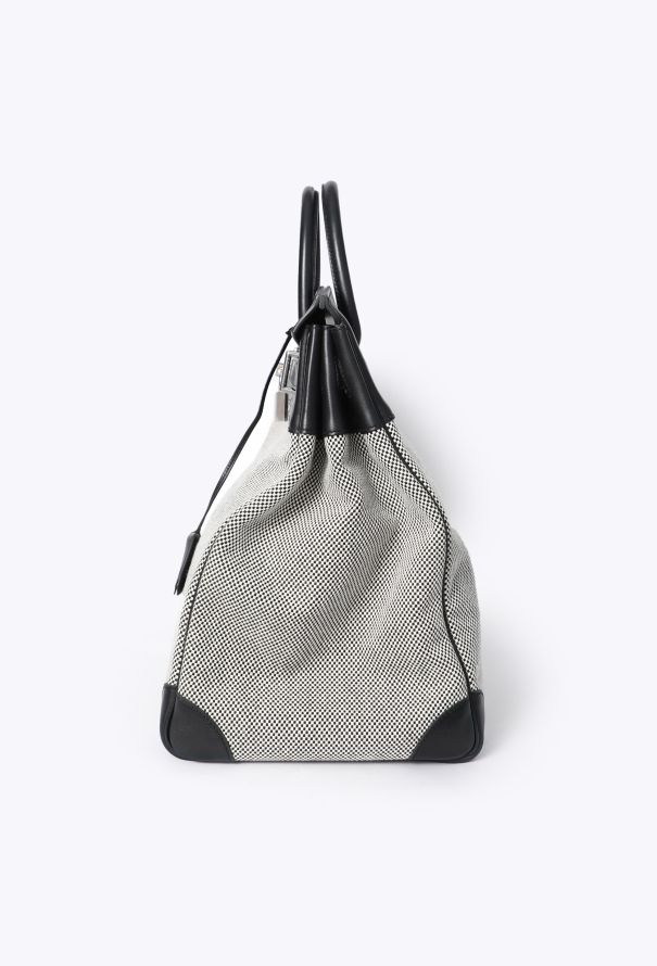 Hermès Evergrain & Toile Criss Haut à Courroies 40 - 8
