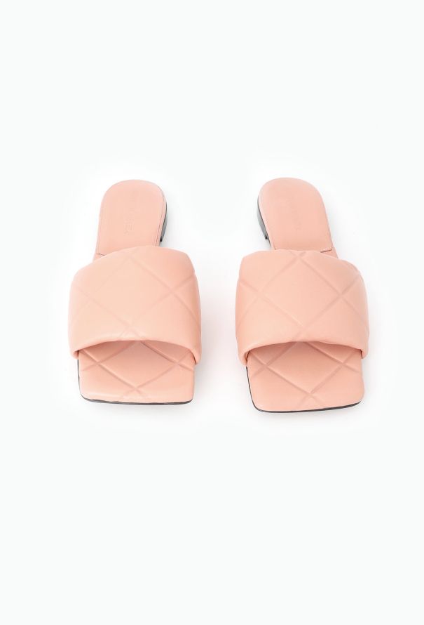 Bottega Veneta 2021 Quilted Lido Sandals - 1
