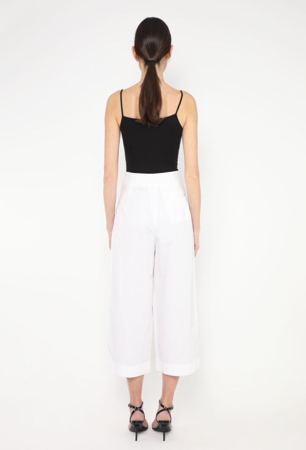 Céline Pleated Cotton Culottes - 4