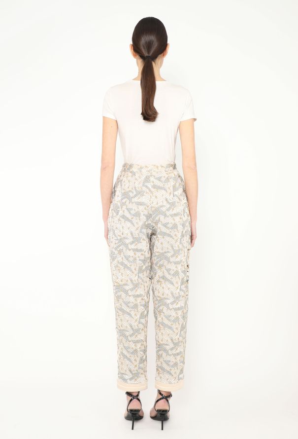 Claude Montana Metallic Patchwork Pants - 4