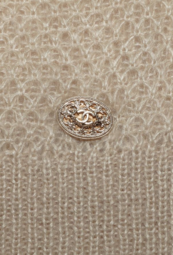 Chanel Embroidered Mohair Sweater - 5