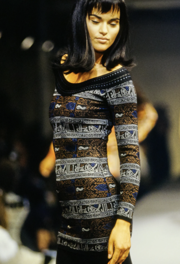 Alaïa COLLECTOR F/W 1990 Arabic Calligraphy Bodycon - 2
