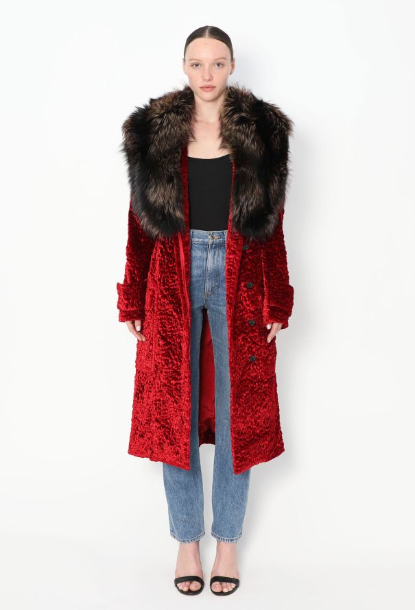 Tom Ford F/W 2011 Astrakhan Fox Fur Coat - 3