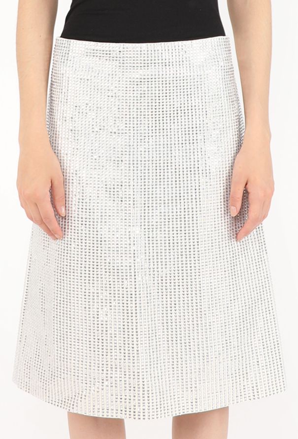 Bottega Veneta Strass Appliqué Skirt, 2019 - 3
