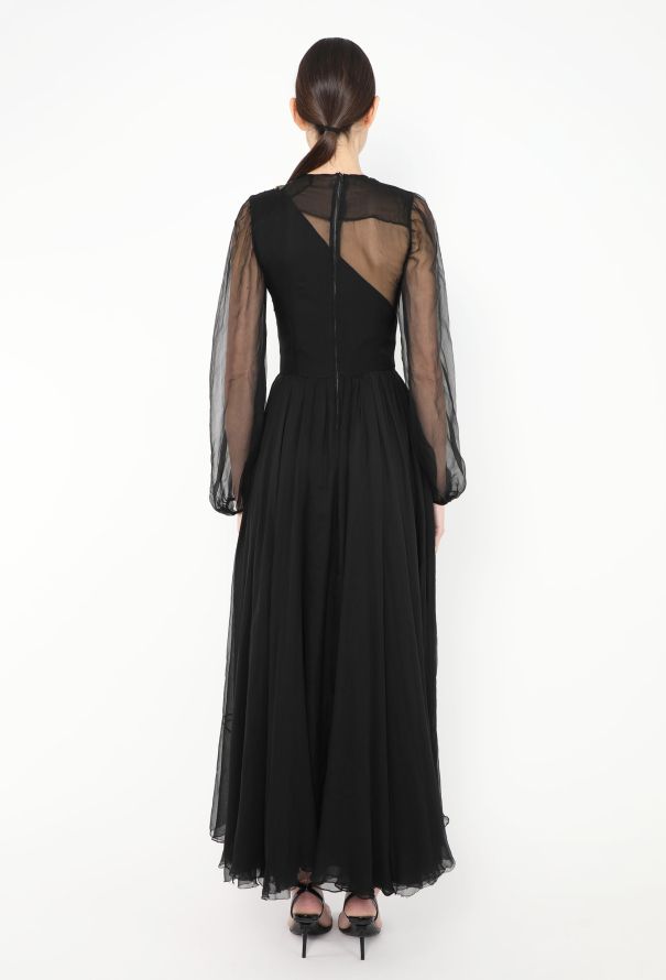 Nina Ricci 1950s Couture Embroidered Gown - 5