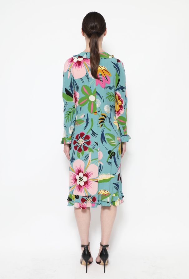 Gucci Iconic S/S 1999 Ruffled Floral Dress - 4