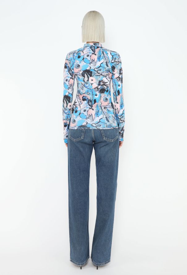 Chanel 2019 Trompe l’Œil Scuba Top - 3