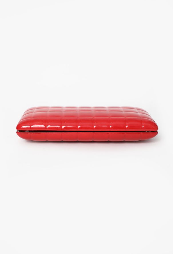 Chanel Patent Chocolate Bar Clutch - 6