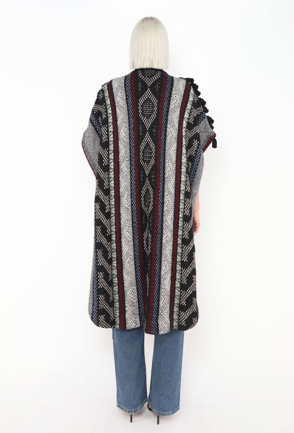 Chloé F/W 2016 Patchwork Djelleba Poncho - 7