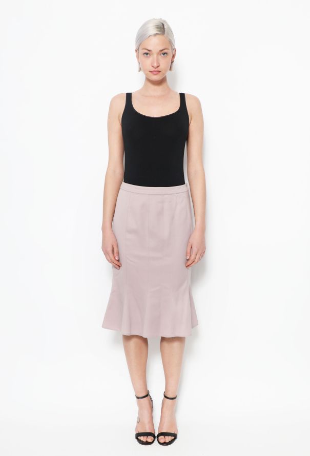 Saint Laurent 2003 Tom Ford Fluted Skirt - 1