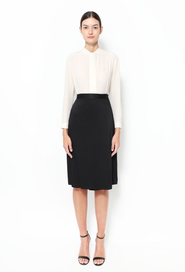 Céline Wrap Smoking Skirt - 1