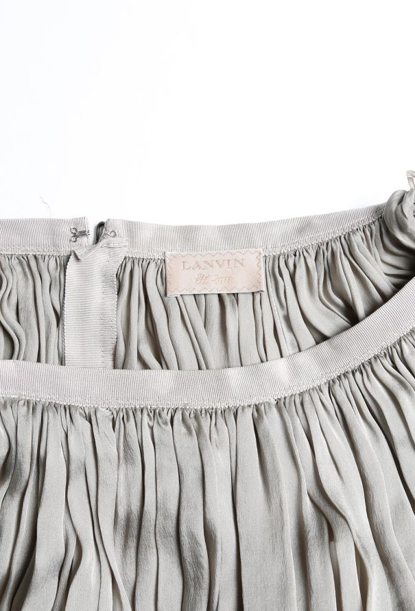 Lanvin S/S 2011 Pleated Chiffon Skirt - 5