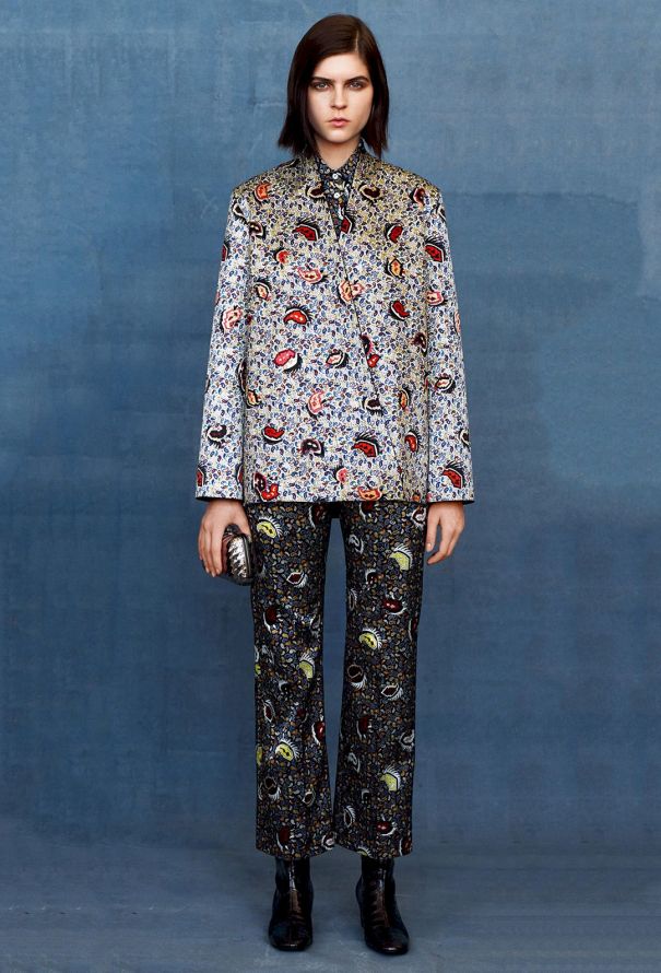 Balenciaga Pixilated Paisley Print Skirt - 5