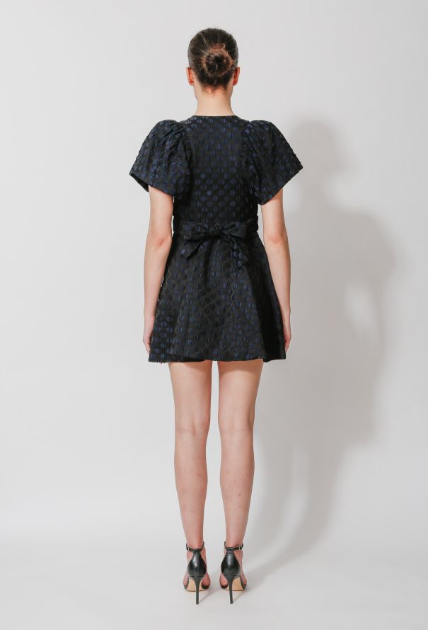 Balenciaga 2007 Dotted Flared Mini Dress - 5