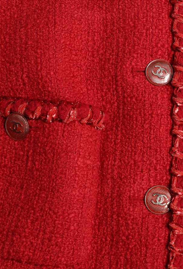 Chanel 2022 Tweed Braided Trim Dress - 6