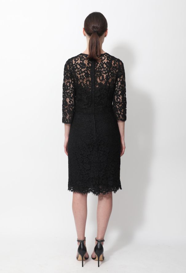 Dolce & Gabbana Classic Lace Shift Dress - 3