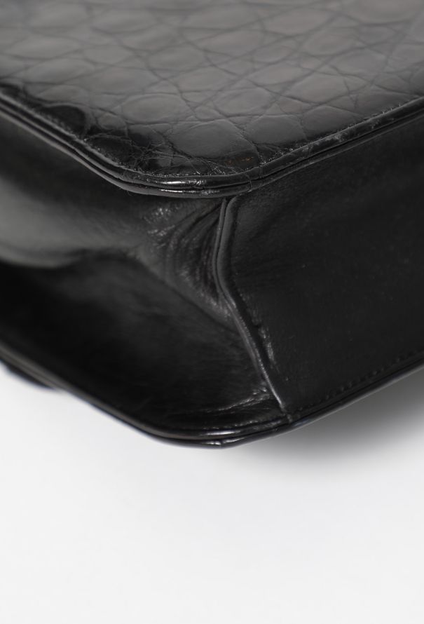 Céline '70s Crocodile Shoulder Bag - 10